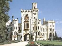 Чехия. Замок Глубока над Влтавой